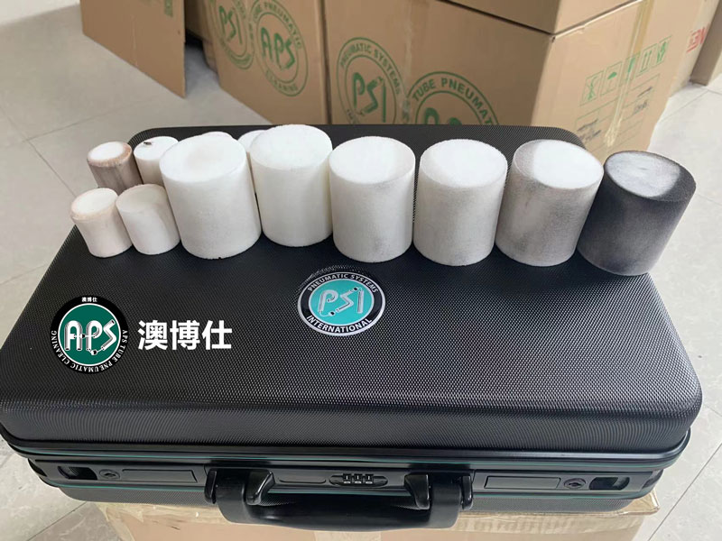 使用海綿射彈清潔管道內壁的效果圖